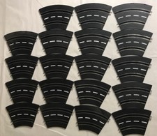 Lot2 De 19 Rails Courbés Court En Plastique Rigide Pour Circuit Scalextric 