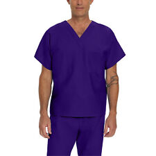 Landau Essentials Unisex Reversible 1-Pocket V-Neck Scrub Top - 7502