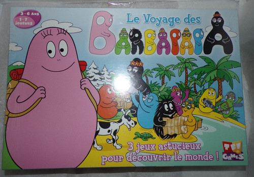 Jeu voyage des barbapapa - le,