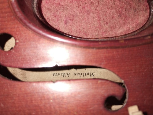 Violon mathias albani - albani, in