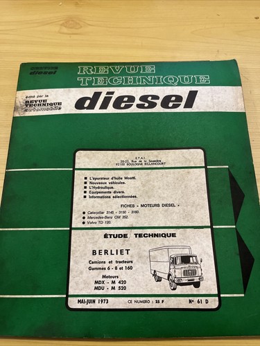 Revue technique berliet - berliet, gammes