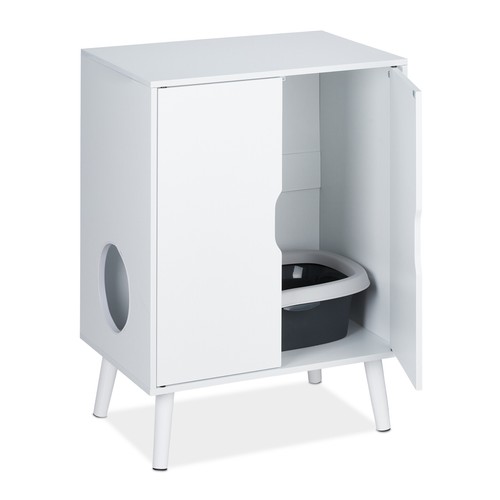 Meuble toilette pour chat - meuble,