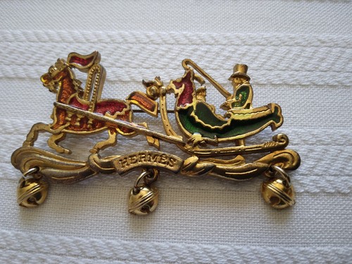 Broche hermes caleche - broche,