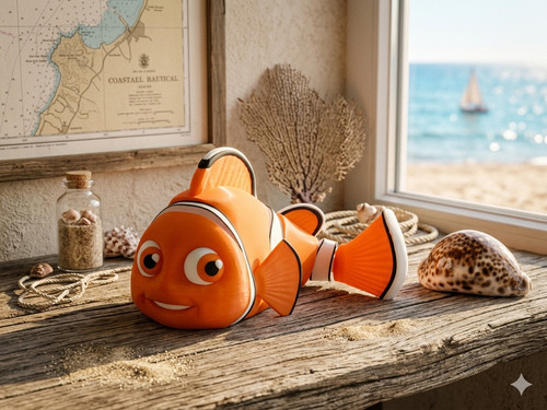 Grand poisson clown flexible - grand,