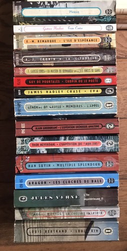 Lot livres poche - 15, anciens