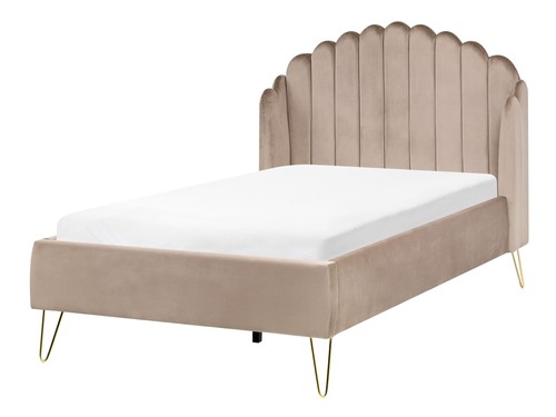 Lit velours 120 200 cm - lit,