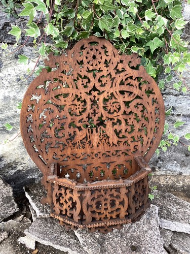 Ancienne étagère bois - en,