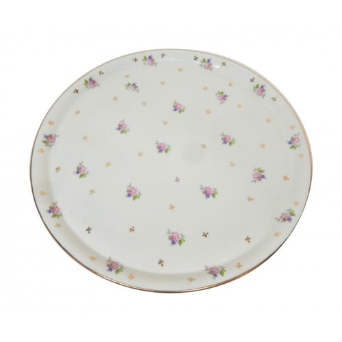 Plat tarte decor roses - decor,