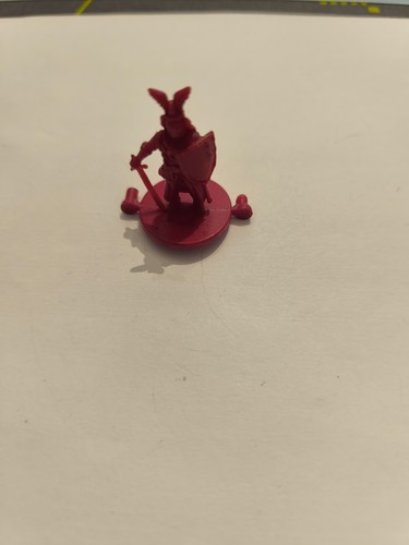 Figurine chevalier sur - , socle