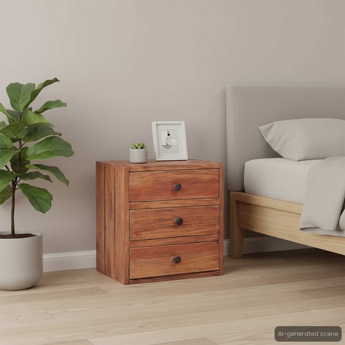 Table chevet avec tiroirs - table, 3