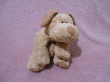 Peluche doudou Chien marrons