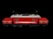 Lego® train 9V chemin de fer voie ferrée 4551 locomotive crocodile rouge avec mo