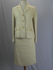 Tailleur jupe à pinces très