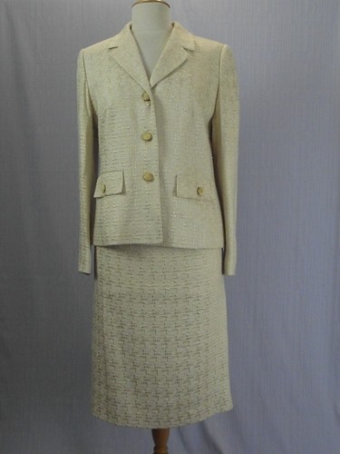 Tailleur jupe pinces - tailleur, à