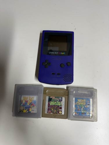 Purple gameboy color with - purple,