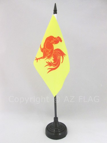 Drapeau table wallonie - de,
