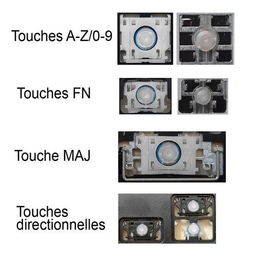 Touche clavier toshiba - de,