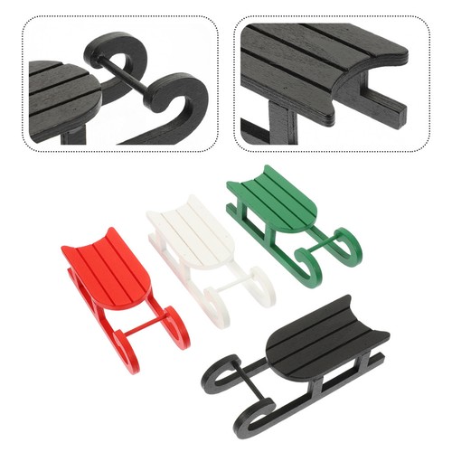 Pcs luge bois décoration de - bois,