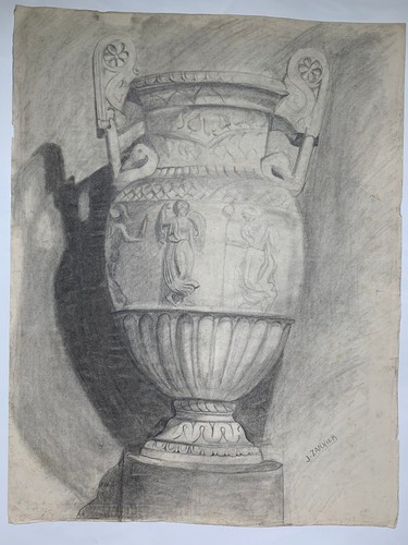 Dessin amphore ecole - dessin, d'amphore