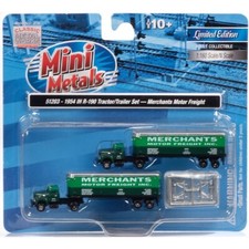 Voie N - Camion 1954 International Abatteuse R-190 Merchants Moteur 51203 Neu