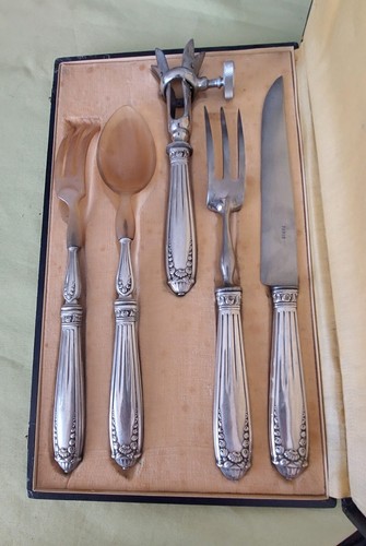 Set silver filled punch - set,