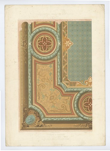 Original lithograph ceiling - lithograph,