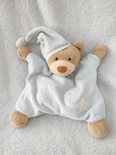 Doudou semi plat coussin ours