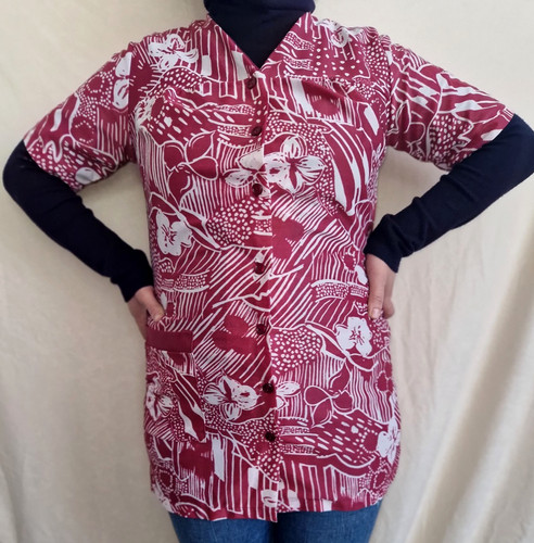 Nylon dederon smock apron - dederon,