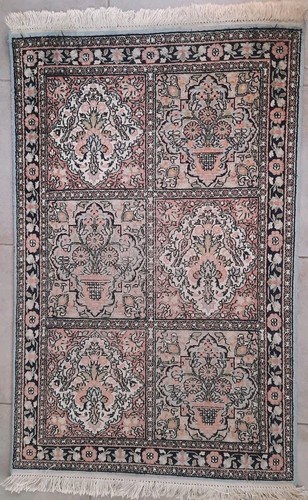 Tapis indien vintage fait main - indien,