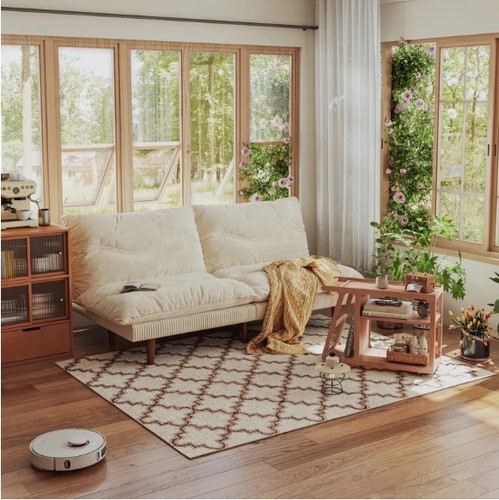 Corduroy futon sofa bed - futon,