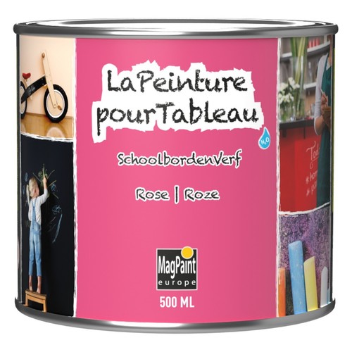Peinture tableau rose - peinture,
