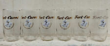 lot of 6 beer glasses Brasserie Fort-Carré in Saint-Dizier - glass FLEURON