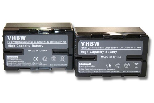 Batterie pour sony - 2x, pmw-150