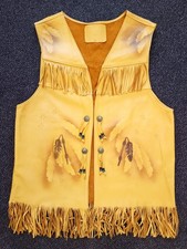 Gilet à franges en cuir -