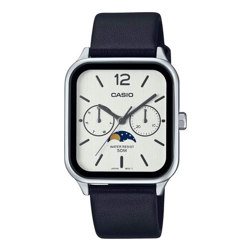 Casio mtp m305l 7av moonphase - mtp-m305l-7av,