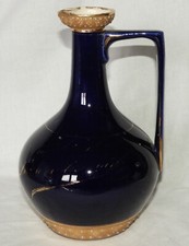Antique pitcher (carafe) color NIGHT BLUE (enhanced with gold) without cap