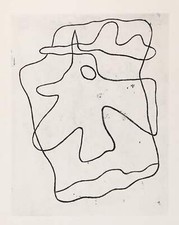 Jean Arp, La Maitre-Cloueur, Etching on BFK Rives