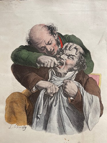 Caricature dentiste boilly - dentiste,