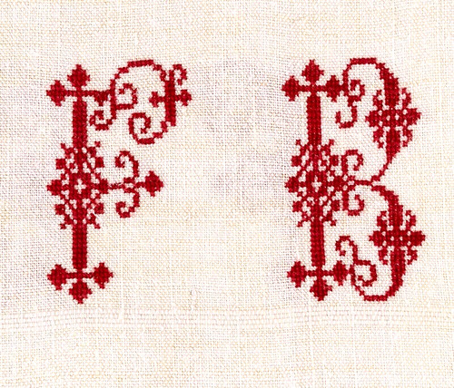 Nappe ancienne lin - nappe, en