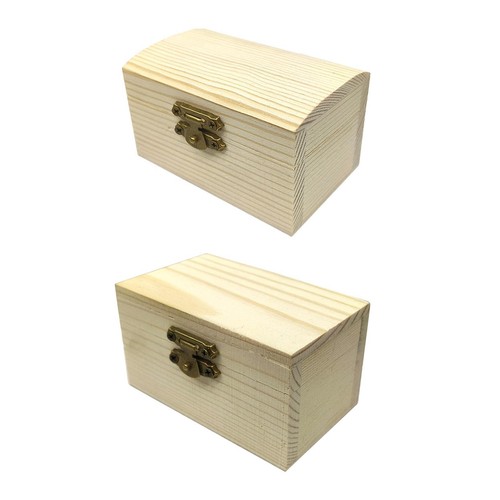 Boîte bois inachevé - boîte, en