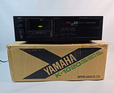 Yamaha K-1020 Cassette Deck In Orig Box,Docs, New Belts TESTED-SERVICED V-CLEAN