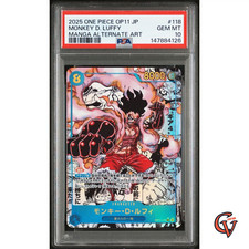 PSA 10 Luffy SEC OP11-118