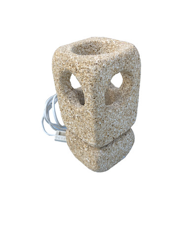 Lampe pierre sculptée - lampe,