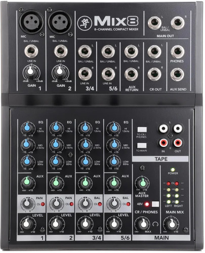 Mackie mix8 channel compact - mackie,
