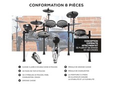 Batterie alesis nitro mesh kit ouvert jamais utilisé 