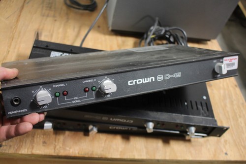 Crown channel stereo - d-45, 2