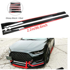 Glossy Black Look 86.6" Side