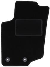 Tapis conducteur velours noir pour Peugeot 207 2006-2012 1pc