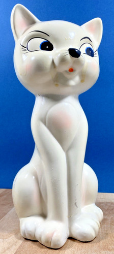 Ancienne grande tirelire chat