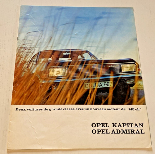 Brochure publicitaire opel - publicitaire,